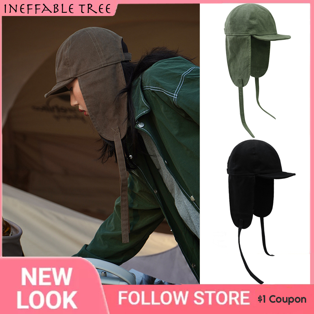 Trapper Hat Ear Flap - INS Women Men Cotton Auturm Winter