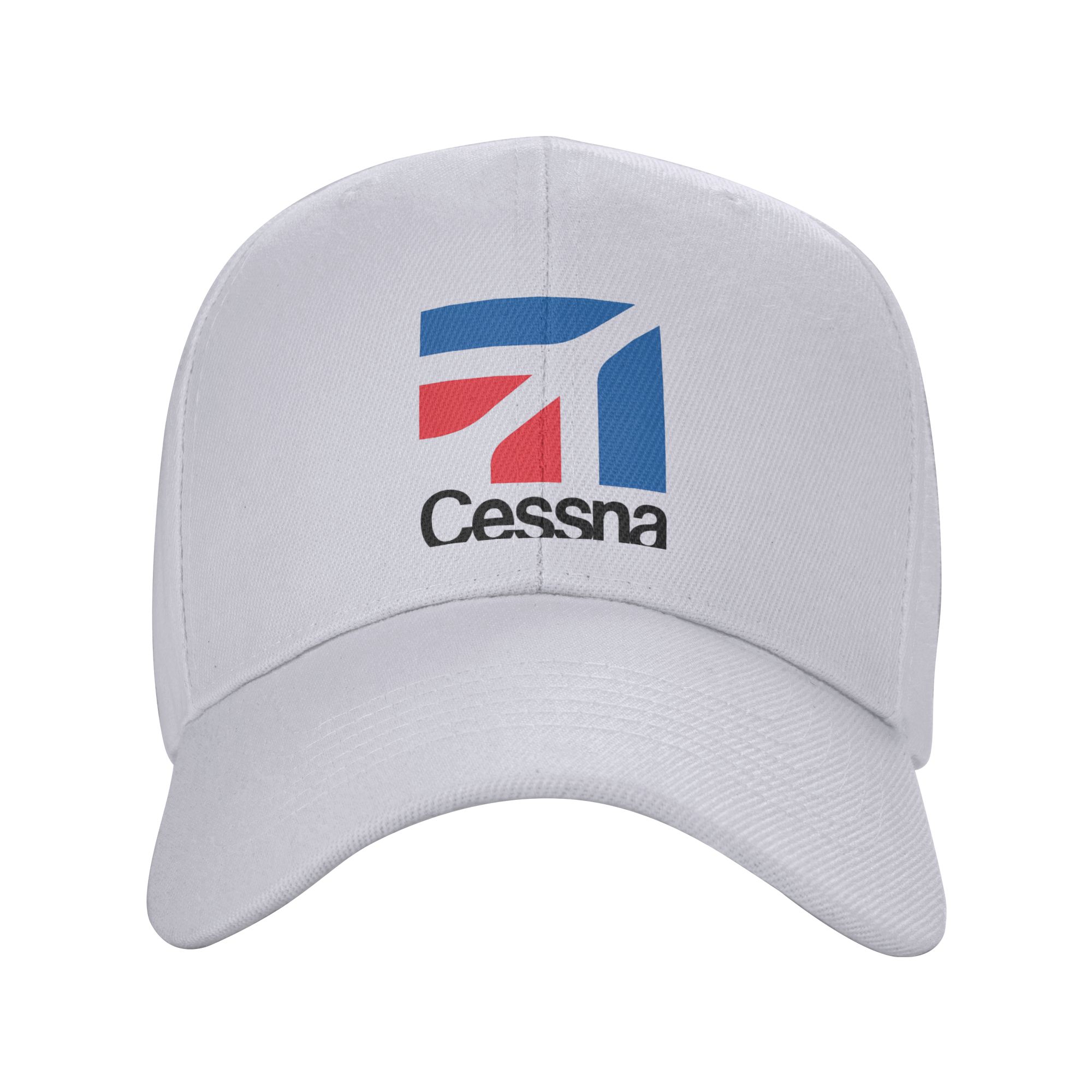 Baseball Cap Structured - Fashion Cessna Logo Curved Brim Baseball