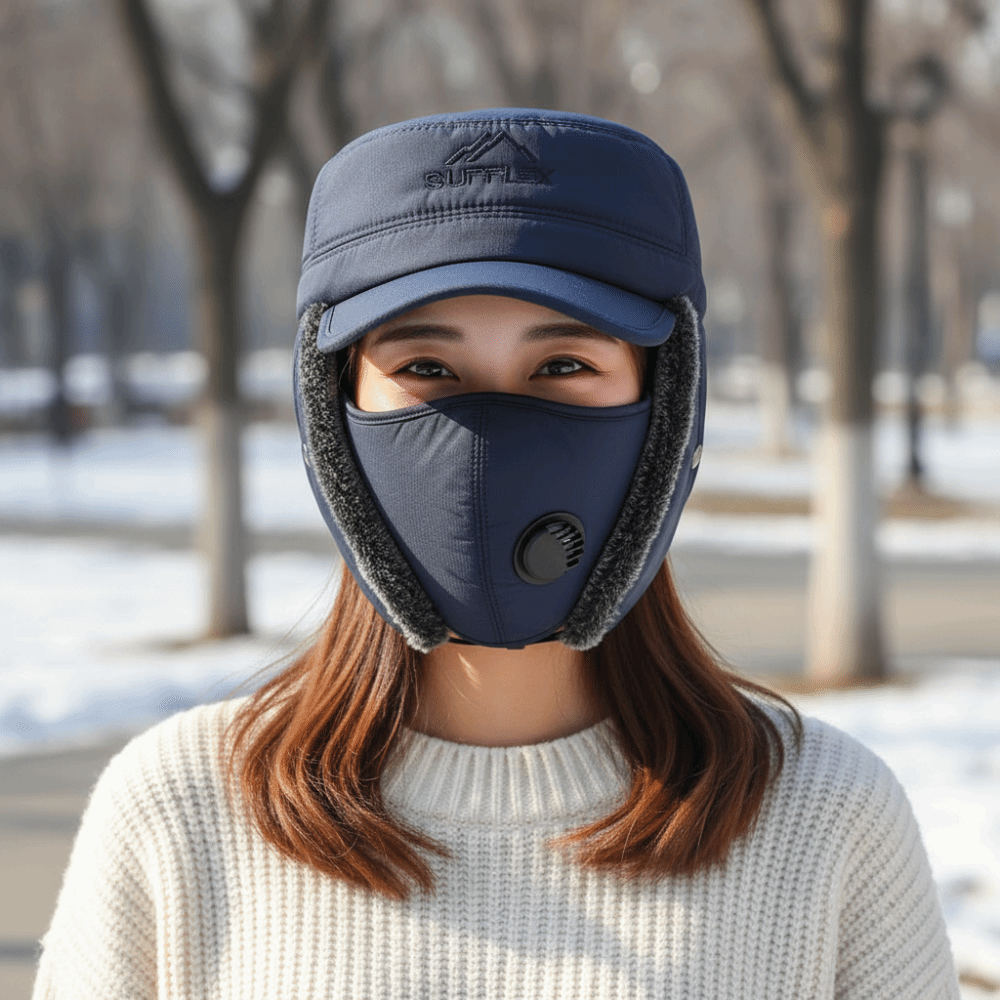 Trapper Hat Ear Flap - Thickened Winter Trapper Hat Detachable Breathable