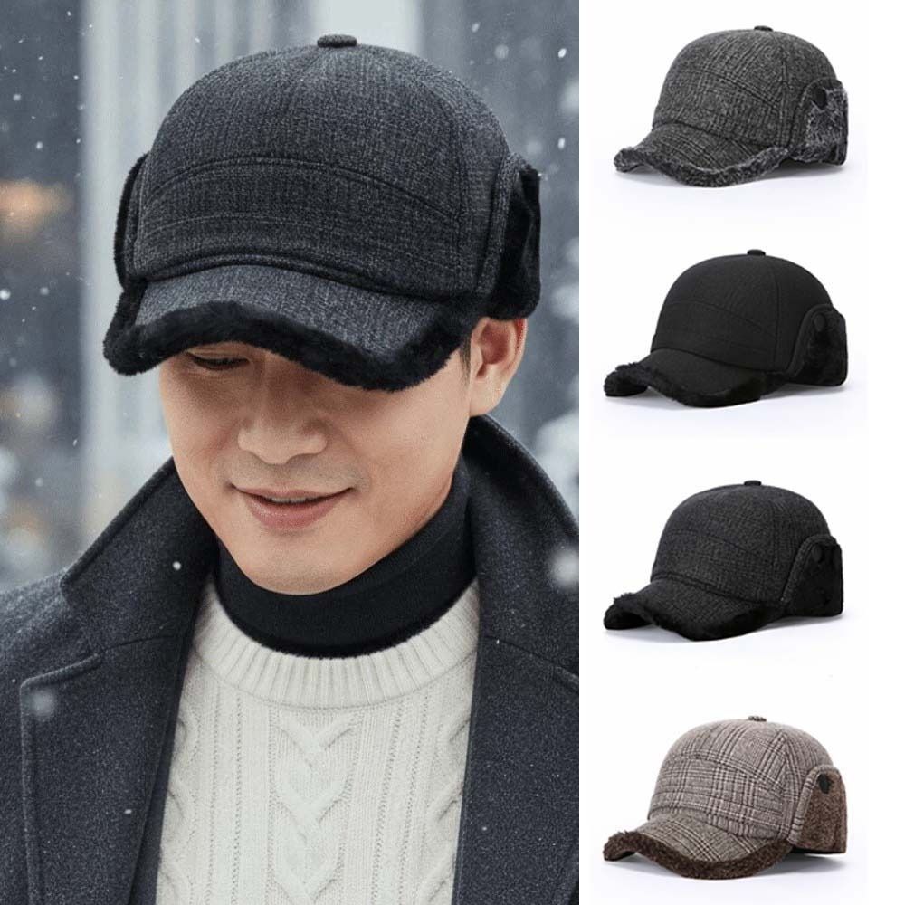 Warm Dad Hat Warm Winter Trapp - Trapper Hat Ear Flap ulasan dan harga