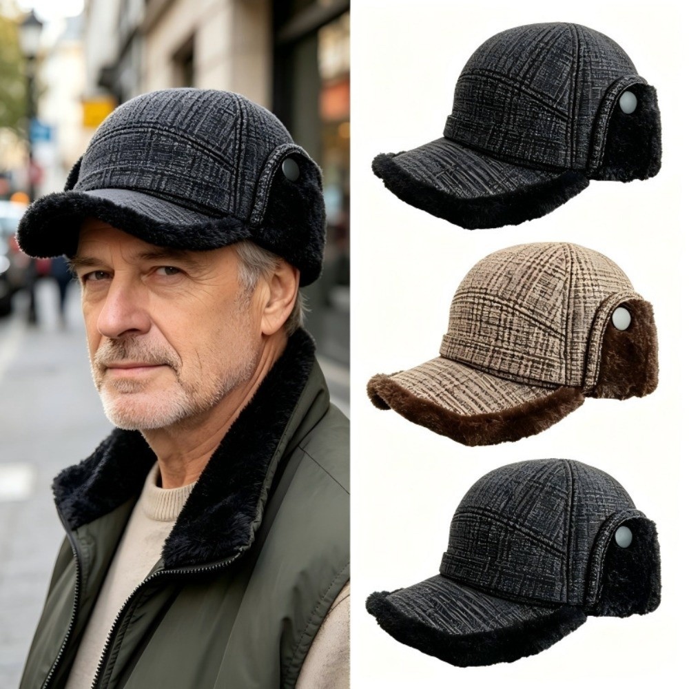 Windproof Cap Warm Winter Trap - Trapper Hat Ear Flap ulasan dan harga