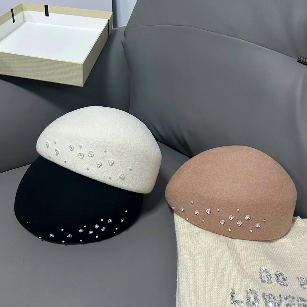 French Entry Lux Wool Beret Wo - Beret French Wool ulasan dan harga
