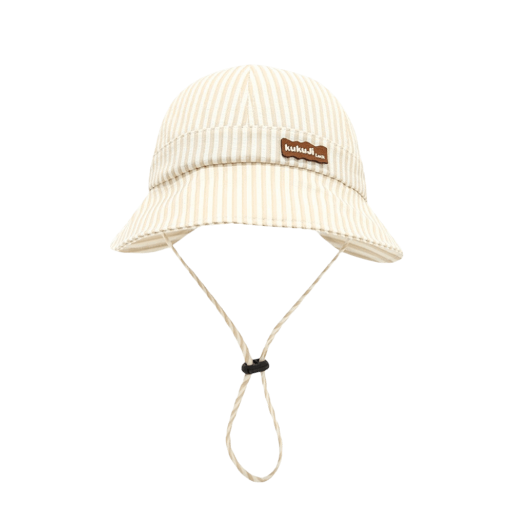 New Striped Baby Bucket Hat Ad - Bucket Hat Cotton ulasan dan harga