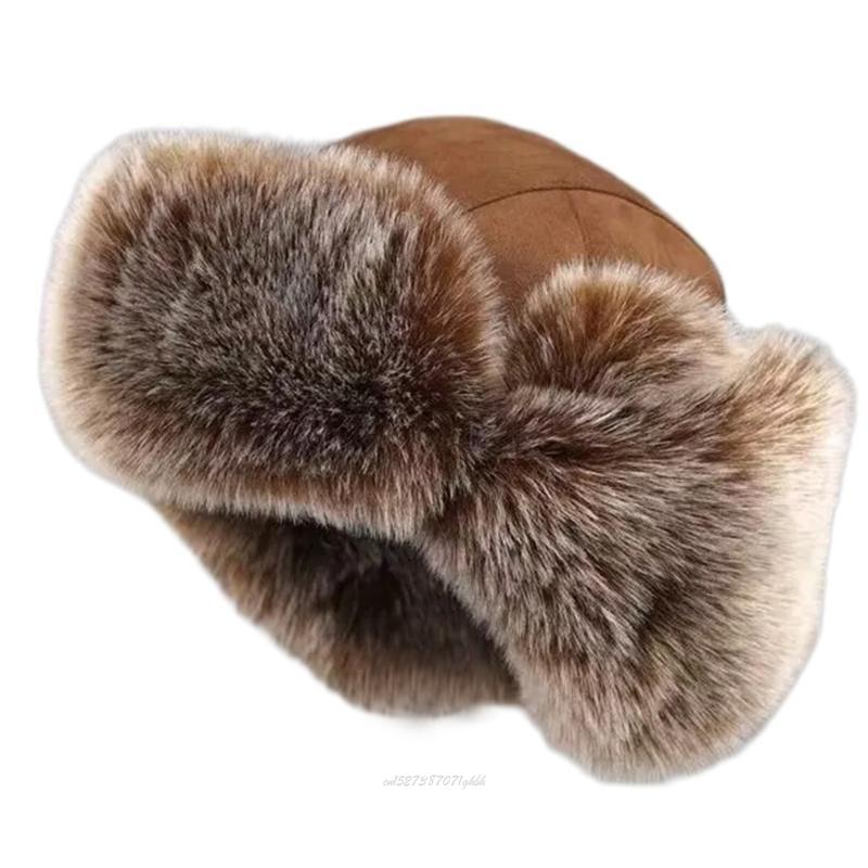 X5XA Adult Furry Lined Trapper - Trapper Hat Ear Flap ulasan dan harga