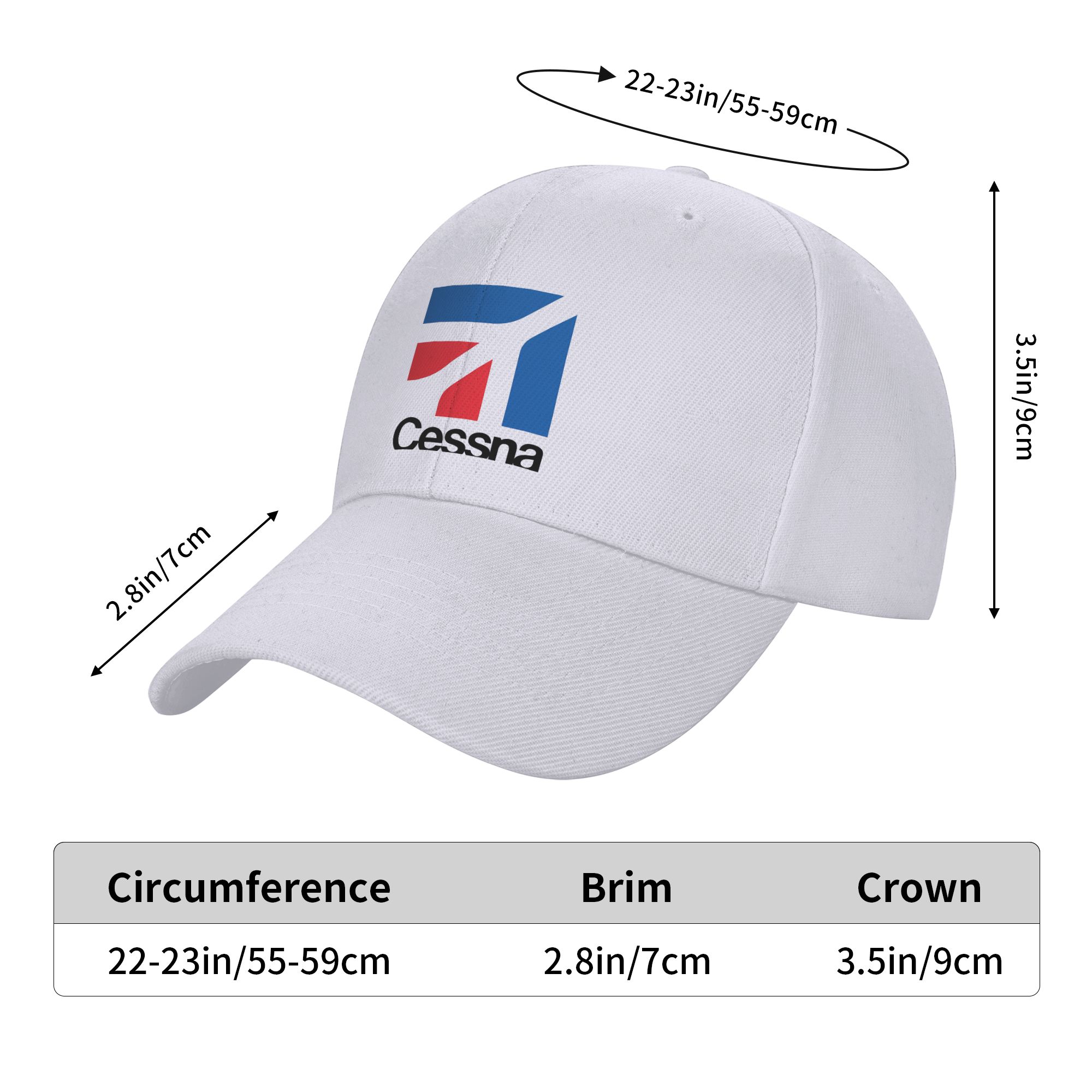 Fashion Cessna Logo Curved Bri - Baseball Cap Structured ulasan dan harga