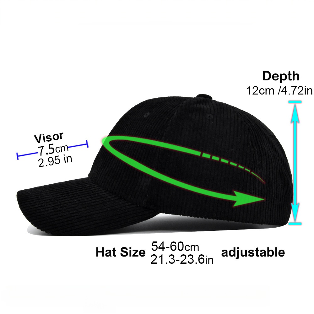 Corduroy Trucker Hat Unisex 5  - Corduroy Cap 5 Panel ulasan dan harga