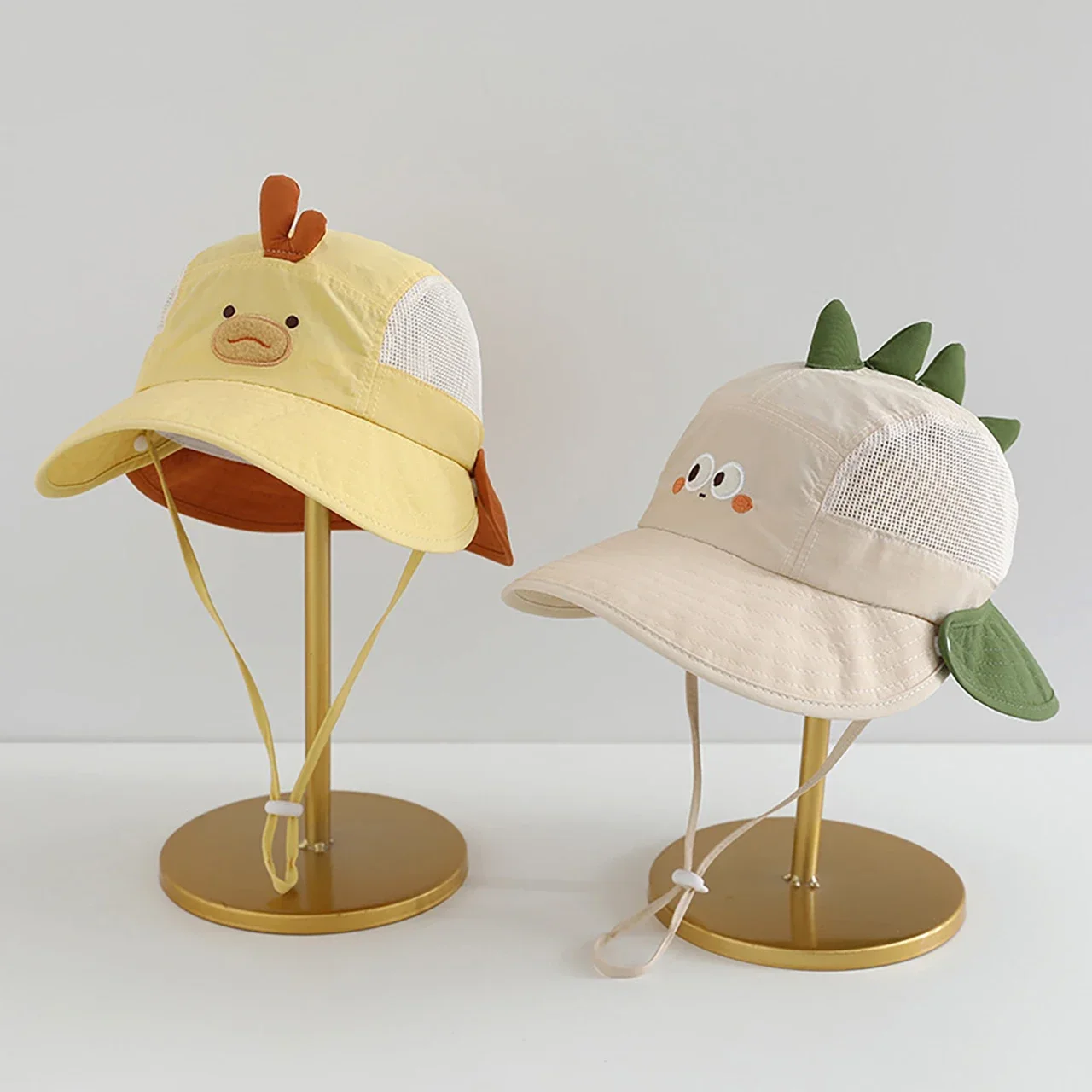 Baby Cartoon Bear Rabbit Ear S - Visor Sun Hat ulasan dan harga