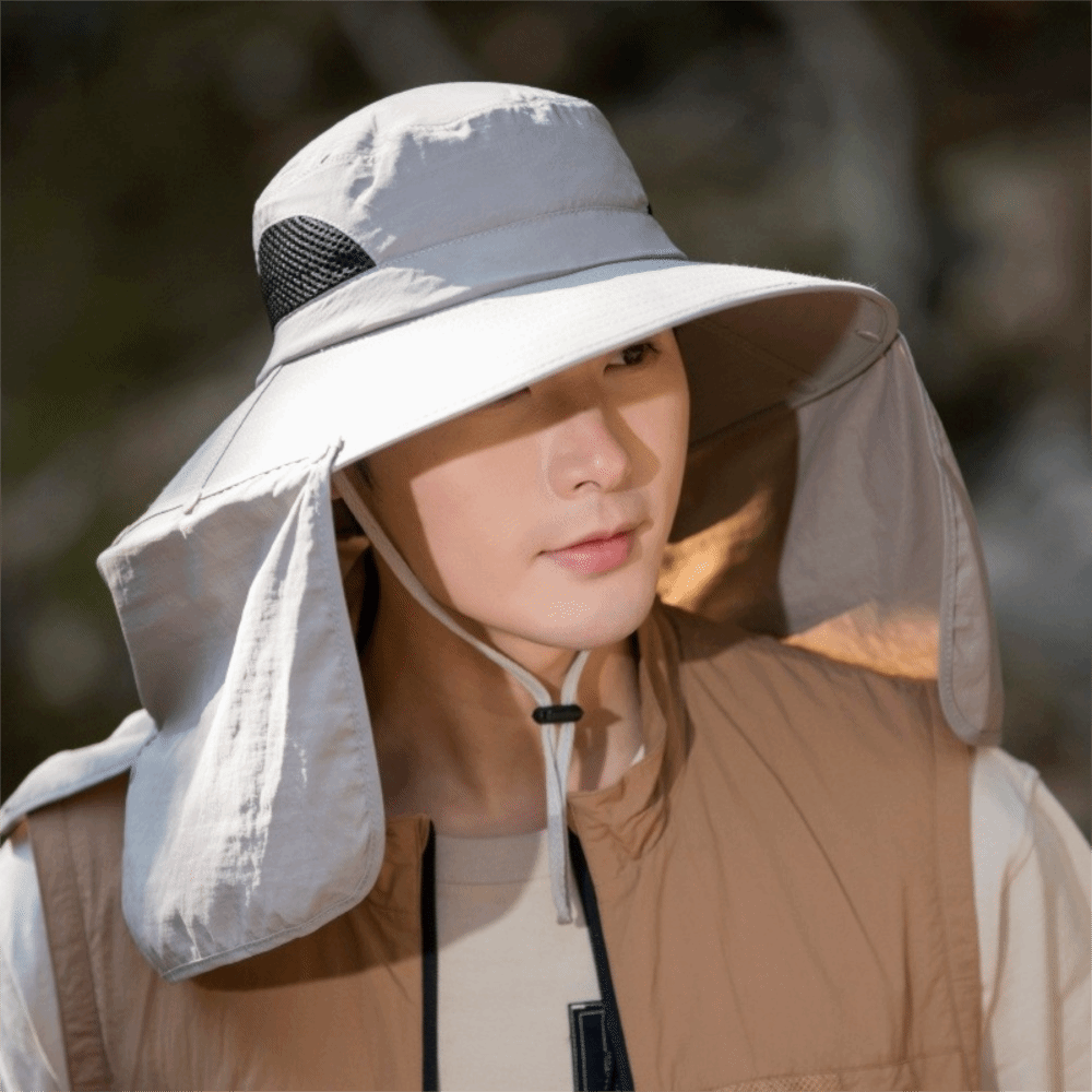 Fashion Cloth Men Sun Hat Big  - Visor Sun Hat ulasan dan harga