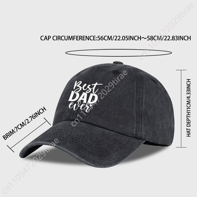 “Best DAD Ever” Printed Vintag - Dad Hat Cotton ulasan dan harga