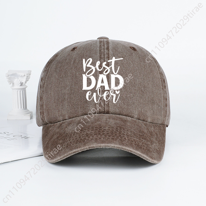 “Best DAD Ever” Printed Vintag - Dad Hat Cotton ulasan dan harga