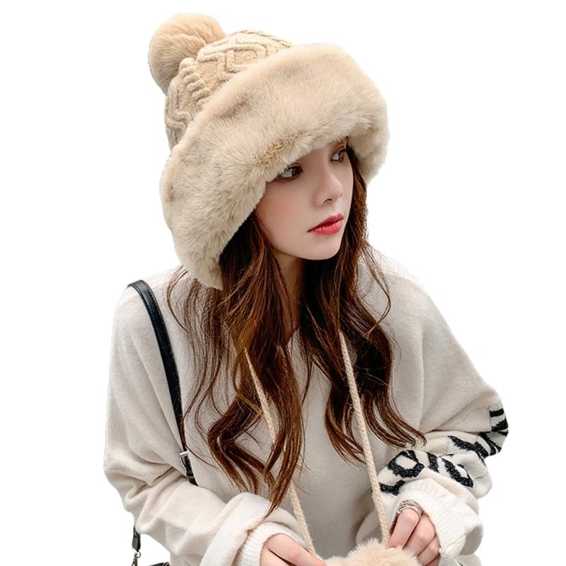 Women Winter Warm Thicken Plus - Trapper Hat Ear Flap ulasan dan harga