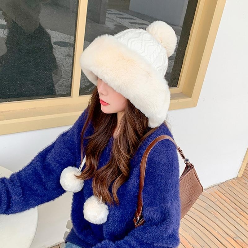 Women Winter Warm Thicken Plus - Trapper Hat Ear Flap ulasan dan harga