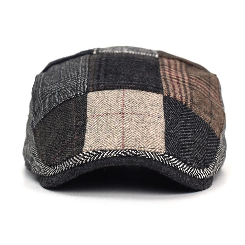 High-End Classic Men's Patchwo - Newsboy Cap Ivy ulasan dan harga