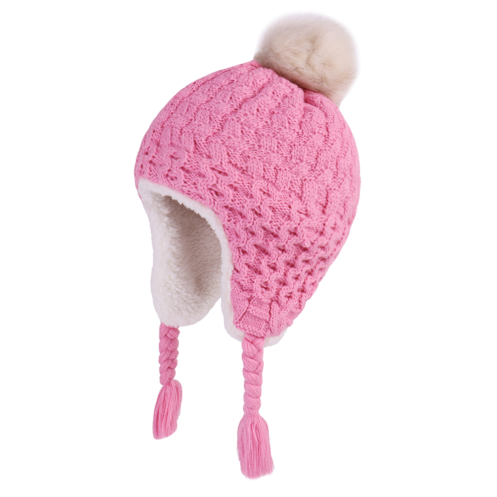 Baby Winter Knit Earflap Hats  - Trapper Hat Ear Flap ulasan dan harga