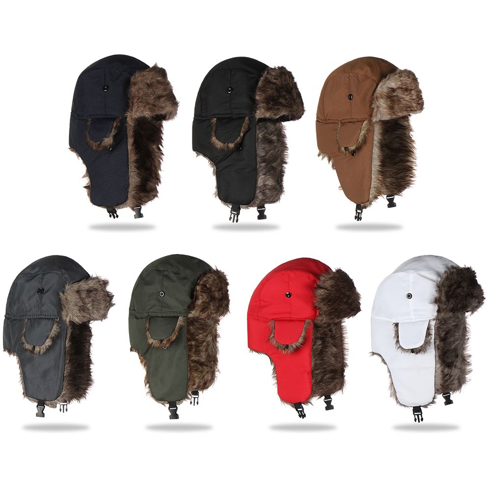 Warm Winter Fur Earflap Ski Ha - Winter Trapper Hat ulasan dan harga