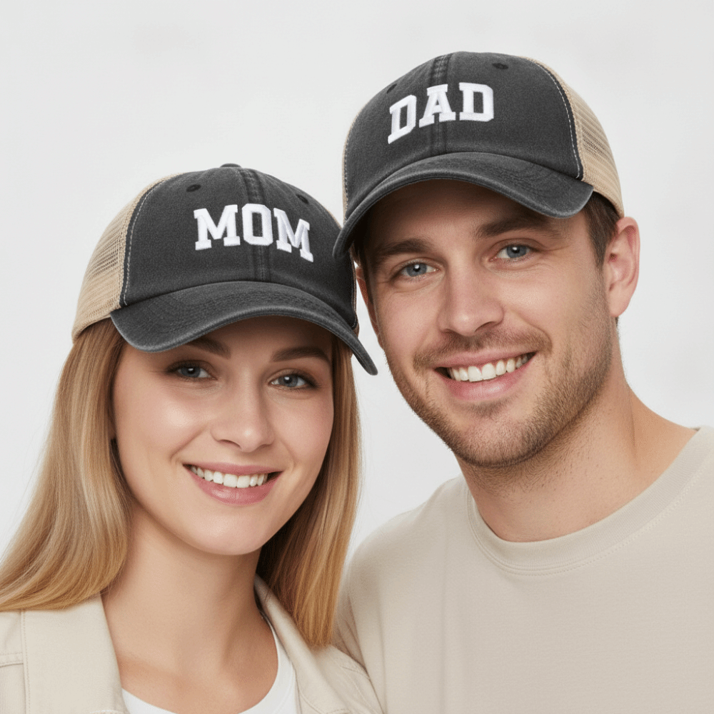 Mesh DAD MOM Baseball Hats Vis - Dad Hat Cotton ulasan dan harga