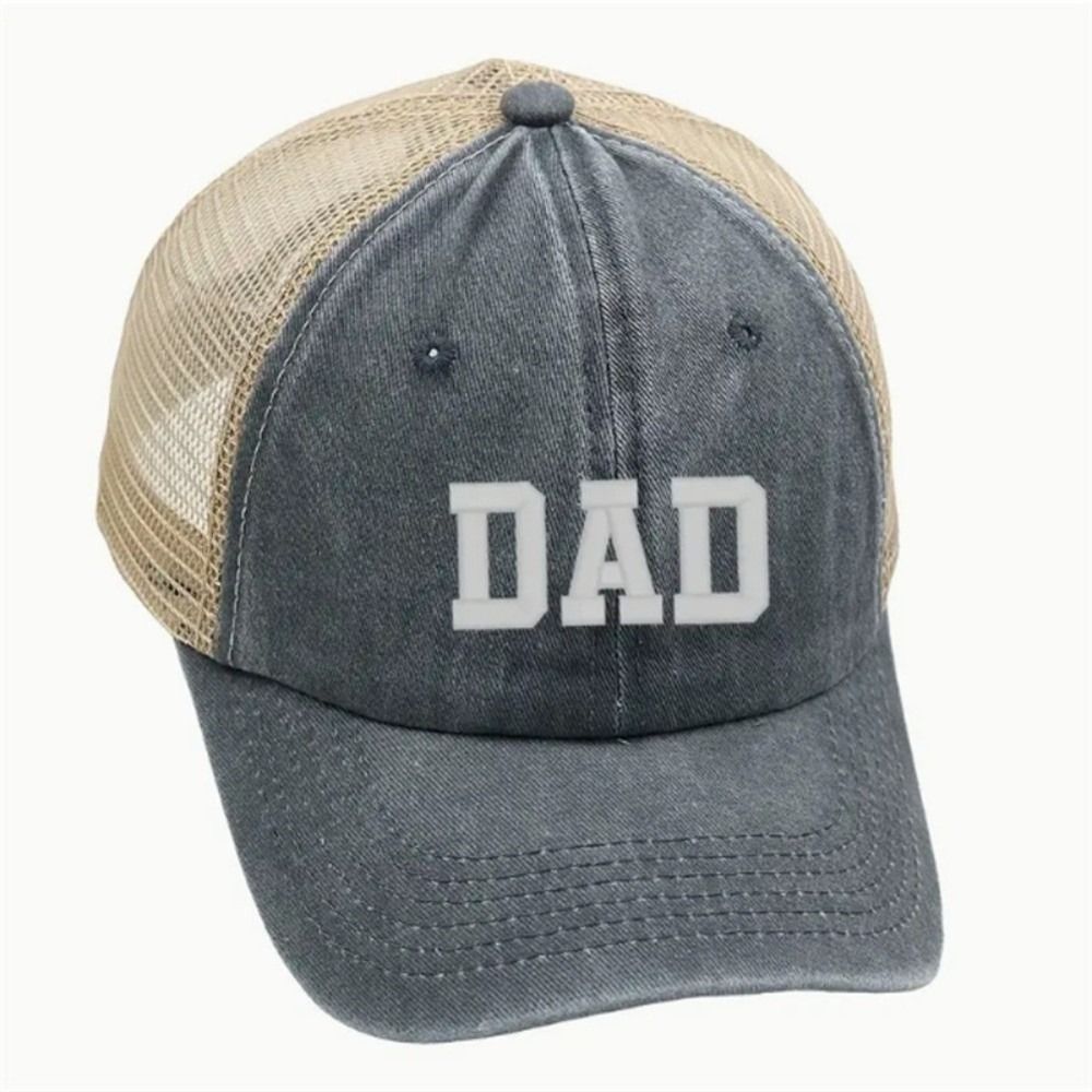 Mesh DAD MOM Baseball Hats Vis - Dad Hat Cotton ulasan dan harga