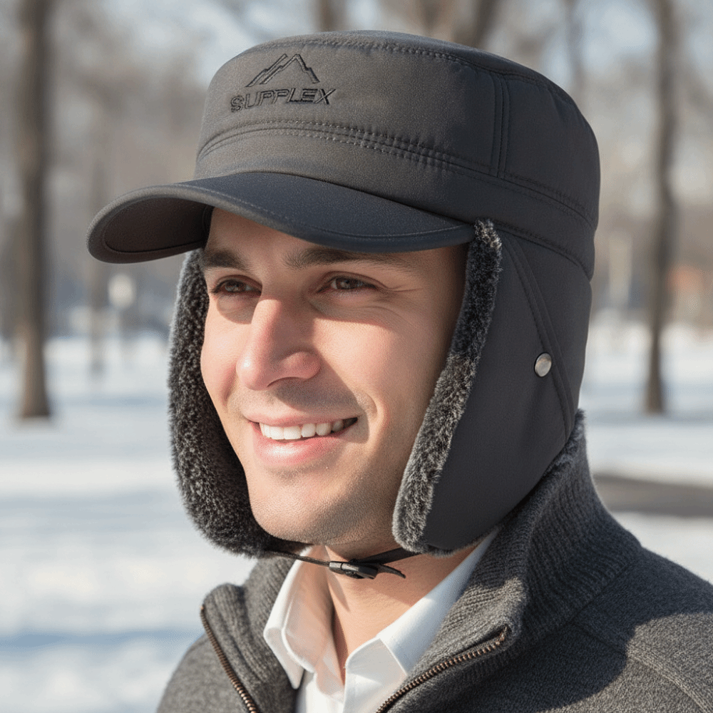 Thickened Winter Trapper Hat D - Trapper Hat Ear Flap ulasan dan harga