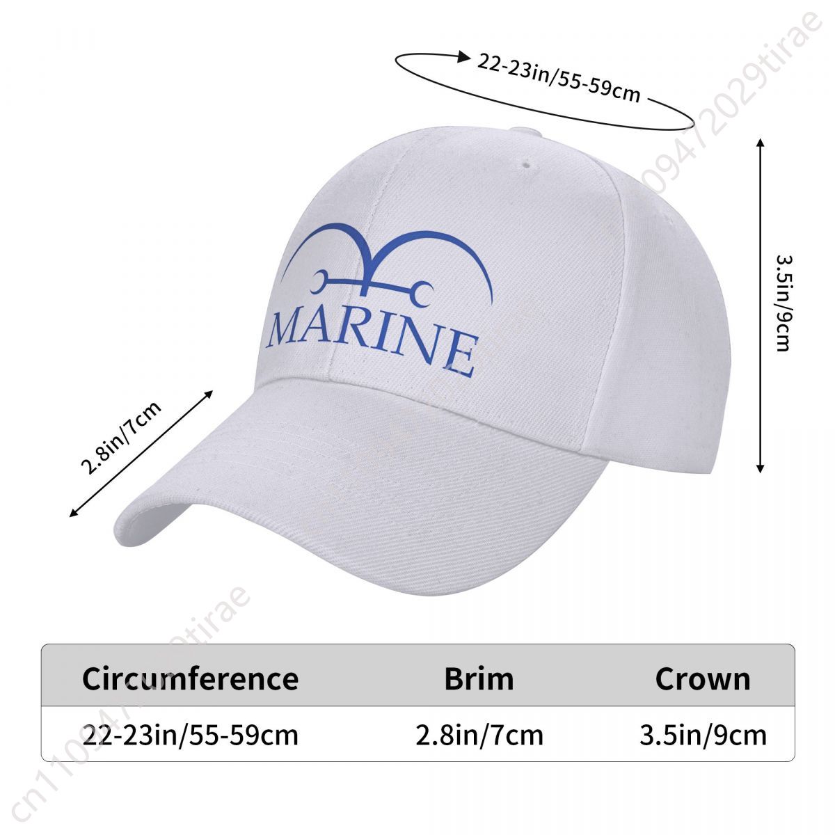 Marines Flag Navy Anime Japan  - Dad Hat Cotton ulasan dan harga