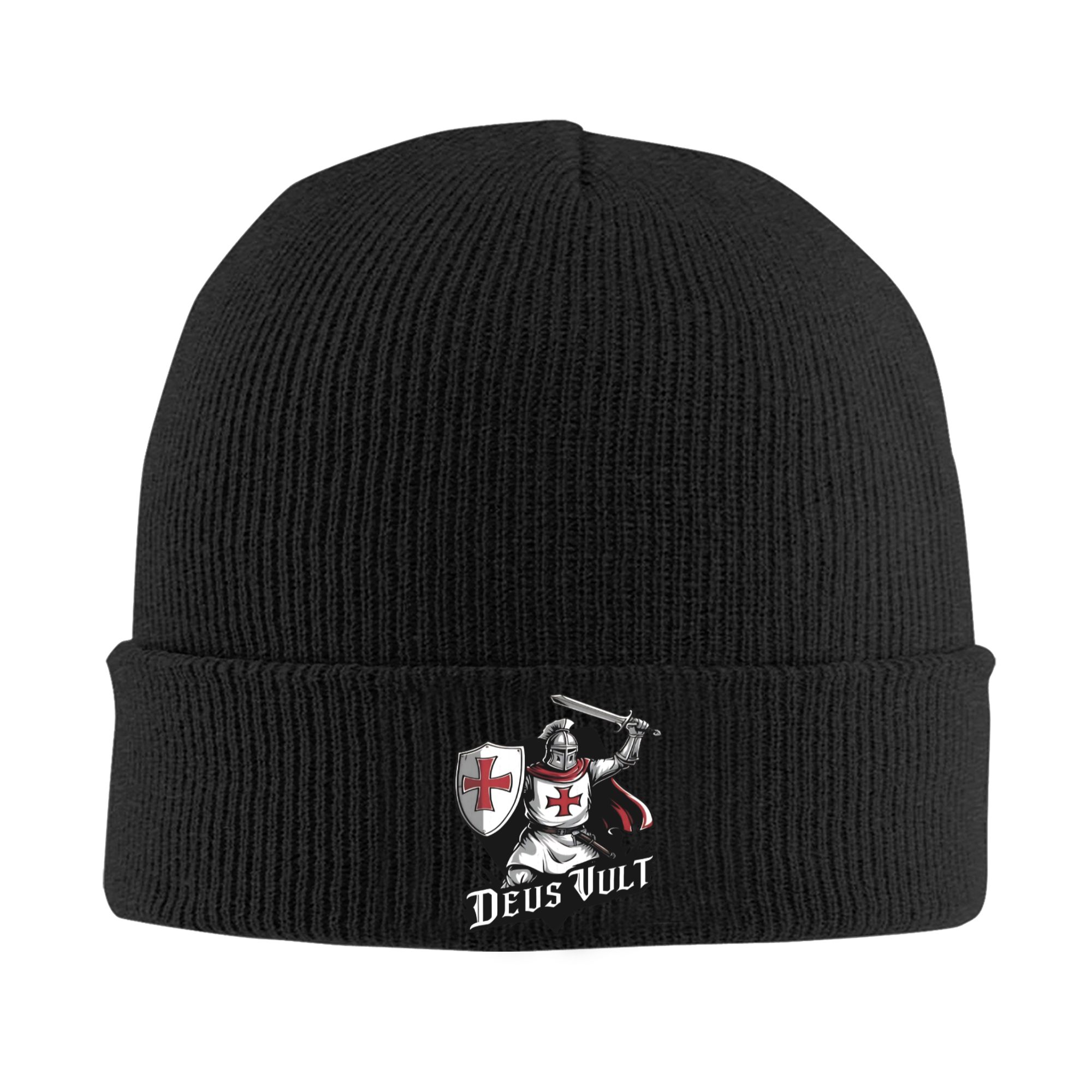 Deus Vult - The Templar Knight - Beanie Cuffed Knit ulasan dan harga