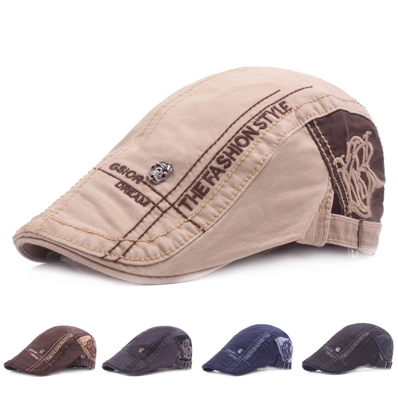 Fashion Letter Beret Hat Men S - Newsboy Cap Ivy ulasan dan harga