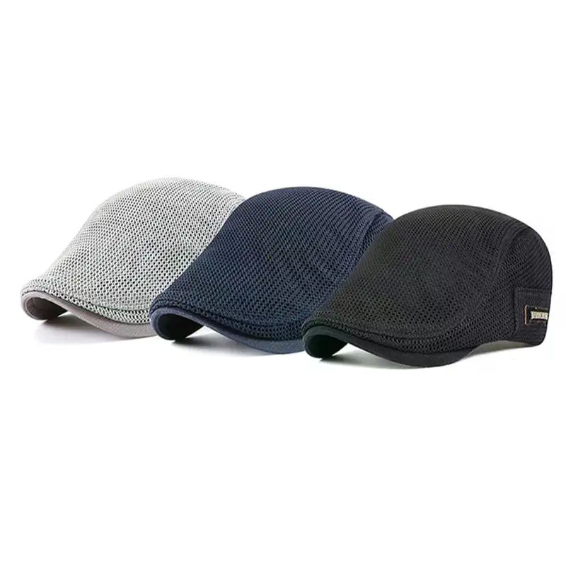 /HTF/Flat Cap Breathable Mesh  - Newsboy Cap Ivy ulasan dan harga