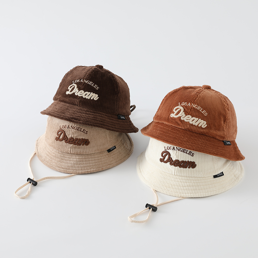 Baby Solid Color Sunscreen Hat - Bucket Hat Cotton ulasan dan harga